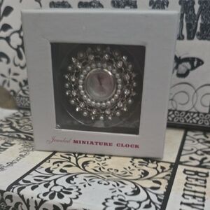 Elegant Silver Jeweled Women's Watch